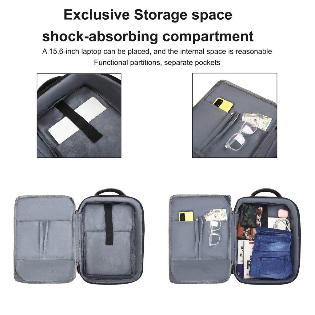 Water Resistant Backpack by SKUGG for Office, Travel and Daily Use