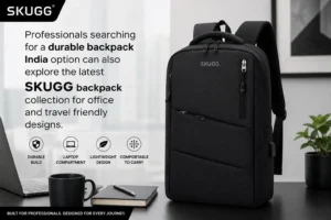 Durable Backpack India by SKUGG for Office College and Travel