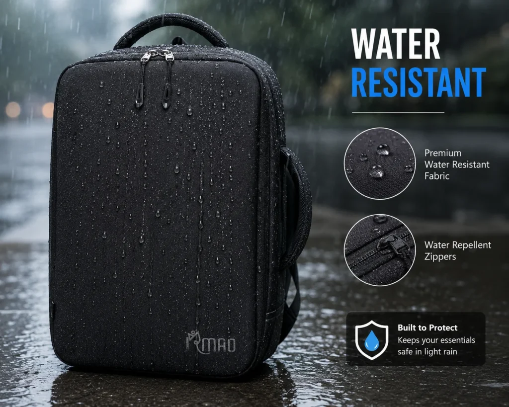 Water Resistant Backpack for daily office and travel use