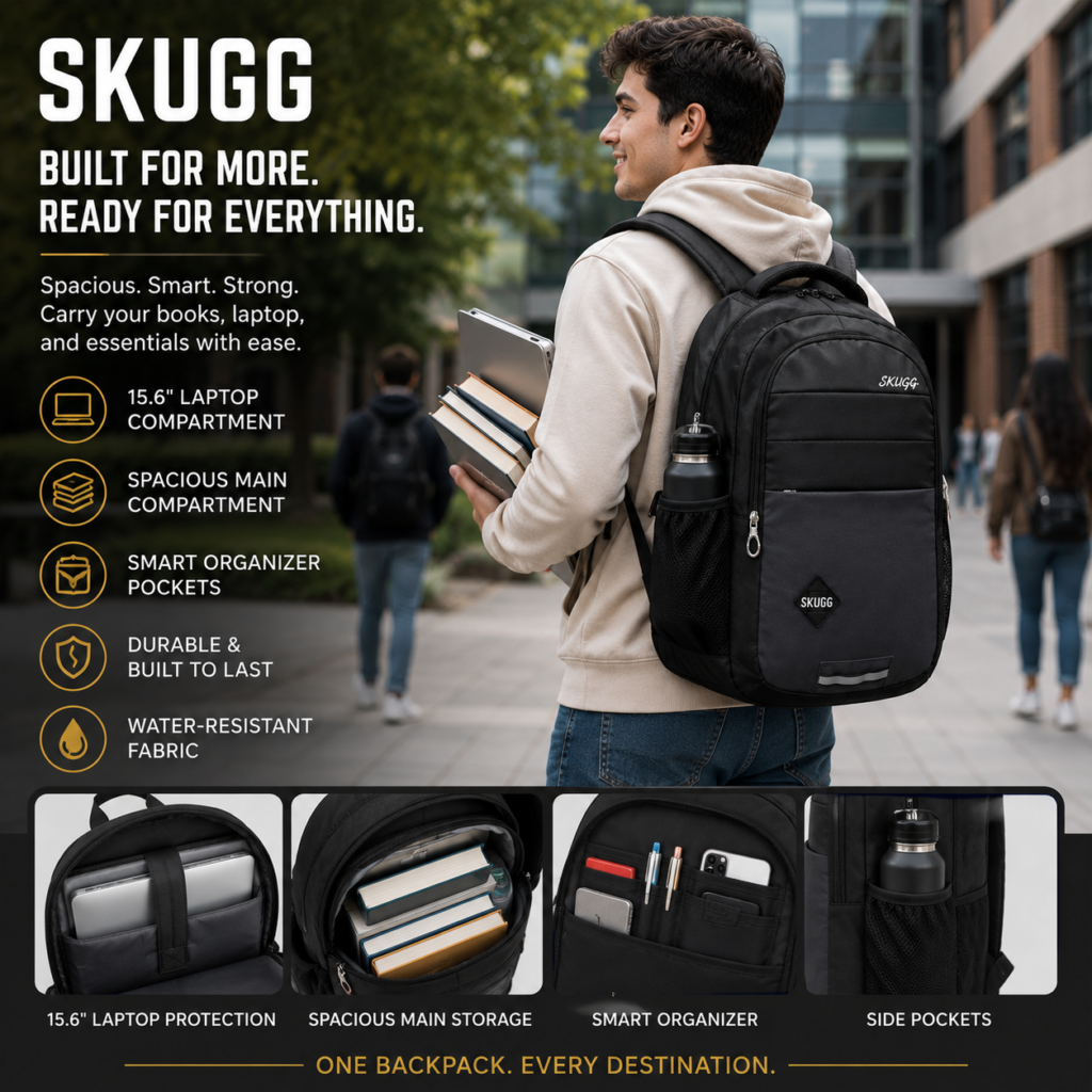 Heavy Duty Backpack for students and professionals