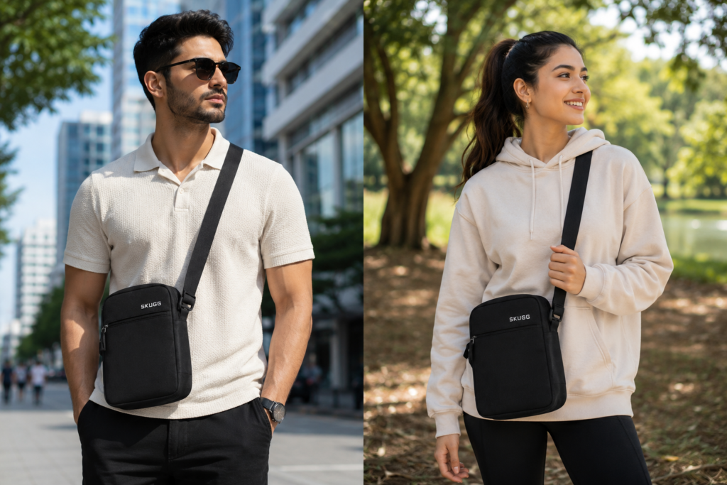 SKUGG cross body bag for men and women